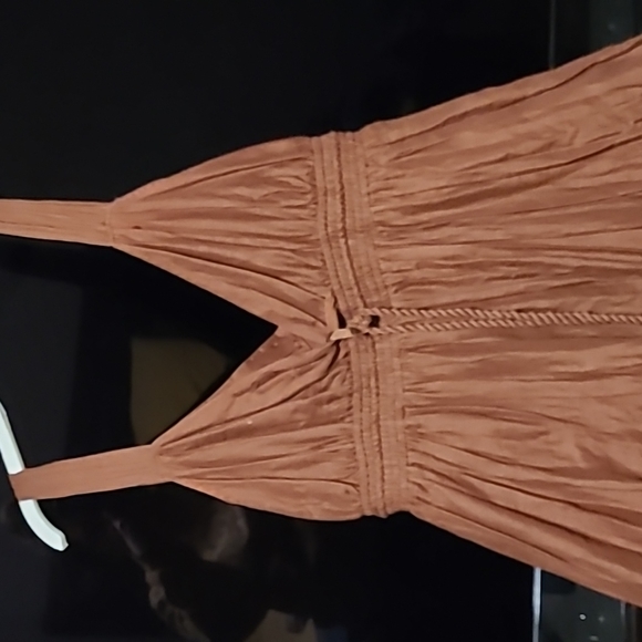 Banana republic embroidered empire waist dress sz 2 - Picture 2 of 8